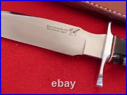 Blackjack Knives EFFINGHAM RARE Impala horn 1-7 MIB fixed blade knife