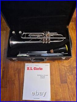 Blessing ML-1 Silver Trumpet With Hard Case And Accessories