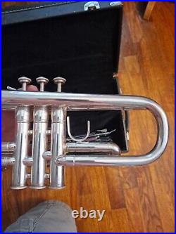 Blessing ML-1 Silver Trumpet With Hard Case And Accessories