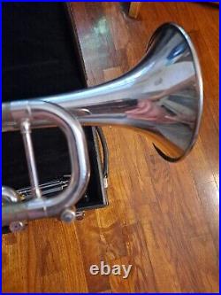 Blessing ML-1 Silver Trumpet With Hard Case And Accessories