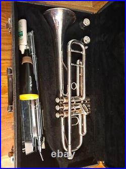 Blessing ML-1 Silver Trumpet With Hard Case And Accessories