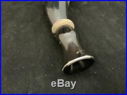 Blowing Horn, With Sterling Silver inlay Mouth Piece