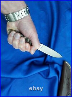 Bowie Muela Hunting-knife With Exclusive Mouflon Gripscales