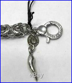 Bracelet Giovanni Raspini Jersey Byzantine Medium 9711 Silver 925 °°° With Horn