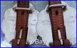 Broken Horn Sterling Silver Overlay Horse Show Headstall Loaded with Conchos