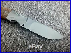 Browning Custom Russ Kommer Knife With Rare Musk Ox Handle & Case Only 25 Made