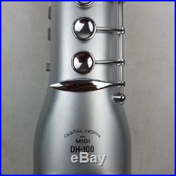 Casio Digital Horn with Midi DH-100 Sax No Squeal Saxophone Clarinet Silver