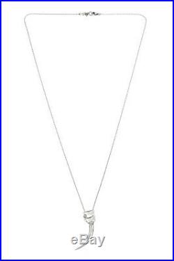 Chan Luu 925 Sterling Silver Shade Layering Necklace with Horn Pendant $208
