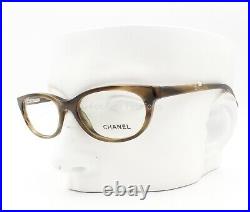 Chanel 3254-H 1101 Eyeglasses Glasses Brown Horn with Pearl 53-17-135