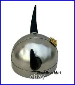 Christmas Medieval Viking Helmet with Horns best quality Item free Stand