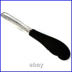 Christofle Silver Plate ALBI Caviar Spreader with Horn Blade, In Box