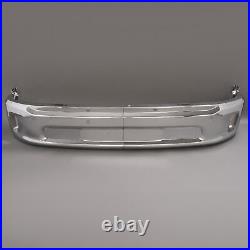 Chrome Front Bumper Face Bar With Fog Light Hole For Ram 1500 2013-2024 68160857AA