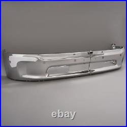 Chrome Front Bumper Face Bar With Fog Light Hole For Ram 1500 2013-2024 68160857AA