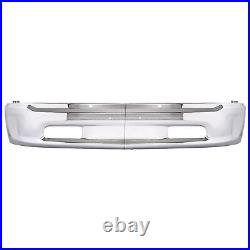 Chrome Front Bumper Face Bar Witho Fog Light Holes For Ram 1500 2013-2024