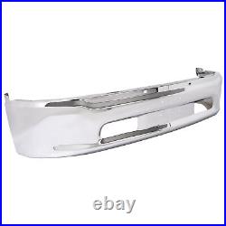 Chrome Front Bumper Face Bar Witho Fog Light Holes For Ram 1500 2013-2024