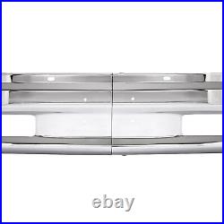 Chrome Front Bumper Face Bar Witho Fog Light Holes For Ram 1500 2013-2024