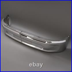 Chrome Front Bumper Face Bar Witho Fog Light Holes For Ram 1500 2013-2024