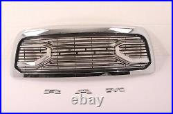Chrome Grille Fit for Dodge Ram 2500 2010-2018 Big Horn Style Grill with Letters