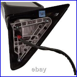 Chrome Power Mirror For Ram 1500 2013-2018 Driver With Heated Turn Signal Light LH