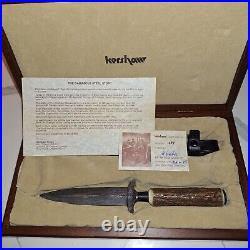 Collectors item Limited Edition 1985 Kershaw Damascus knife #101