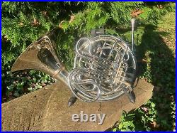 Conn 8D Double Horn with Screw Bell and Add-ons (Good condition, Nickle Silver)