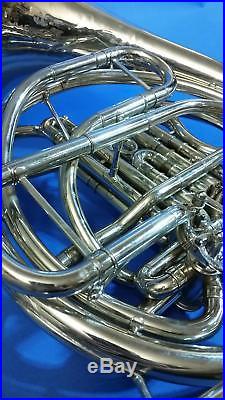 Conn 8D Silver French Horn 1960 Comes With Original Case