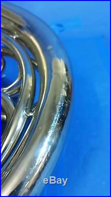 Conn 8D Silver French Horn 1960 Comes With Original Case