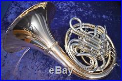Conn 8DRS (8D with Rose Brass Screw Bell) Double French Horn withCase, Mouthpiece