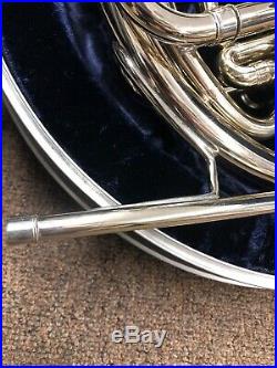 Conn Double French Horn Model 8D Professional Silver With Original Case I-575