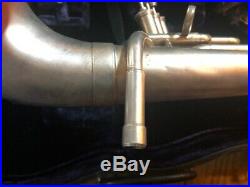 Conn Eb-F Alto Horn Silver Plated with case