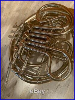 Conn Elkhart Connstellation 8D Double French horn nickel silver with Case