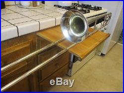 Conn Satin Silver Trombone With Gold Wash Bell. Been A Good Lead Horn For Me