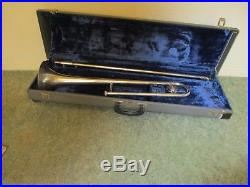 Conn Satin Silver Trombone With Gold Wash Bell. Been A Good Lead Horn For Me