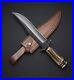 Costum-Hand-Made-Damascus-Steel-Hunting-Knife-With-Stage-Horn-Handle-01-ew