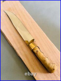 Cretan Knife Shepherd Traditional with Horn Handle Vintage 80thies