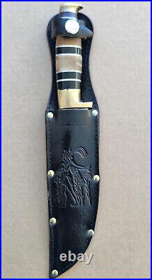 Cretan Tradinional Collectible Handmade Queen knife with horn handle