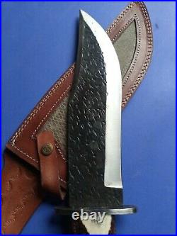 Custom Handmade 5160 Spring Steel 14 Inches Knife With Stag Horn Handle
