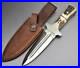 Custom-Handmade-D2-Steel-Dagger-Hunting-Knife-Stag-Antler-Handle-With-Sheath-01-jv