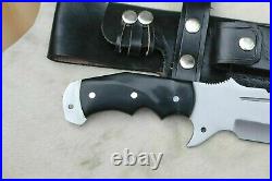 Custom Handmade D2 Steel Knife 18 Hunting/Survival Bowie Knife with Horn Handle