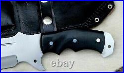 Custom Handmade D2 Steel Knife 18 Hunting/Survival Bowie Knife with Horn Handle