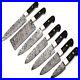 Custom-Handmade-Damascus-Steel-7-Pc-s-Knife-Chef-Set-with-Buffalo-Horn-Handle-01-aqrv