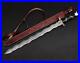 Custom-Handmade-Damascus-Steel-Twisted-Dragon-Sword-with-Black-Horn-wood-01-axjm