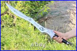Custom Handmade Full Metal Shadowhunters Seraph Blade Life Size Sword With Stand