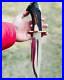 Custom-Handmade-Hunting-Bowie-Knife-Stag-Horn-Handle-With-Leather-Sheath-01-crr