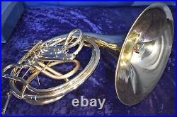 Custom-Made Bb Single French Horn, Large Bell Throat with Case and Mouthpiece