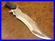 Custom-Made-D-2-Tool-Steel-Bull-Horn-Gorgeous-Hunting-Bowie-Knife-With-Sheath-01-fhp