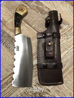D2 Tool Steel Knife with Ram Horn handle