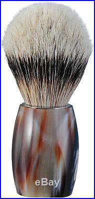 Dovo Handmade Shaving Brush with Badger Hair Silvertip Pinselquast 918115