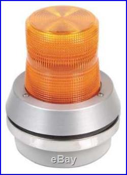 EDWARDS SIGNALING 51A-N5-40W Flashing Light with Horn, 120VAC, Amb Lens