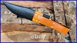 EGKH-Survival Hunting Knife with Sheath, 12-inch Fixed Blade Tactical Bowie Knife